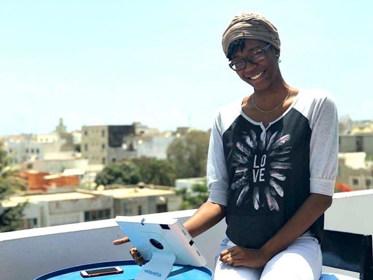 Sabrina sur le terrain